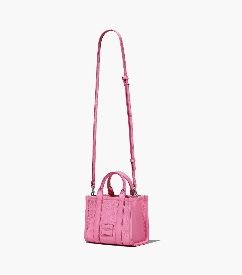 Bolsas Tote Marc Jacobs The Couro Micro Tote Bag Feminino Rosa | GK2-6177