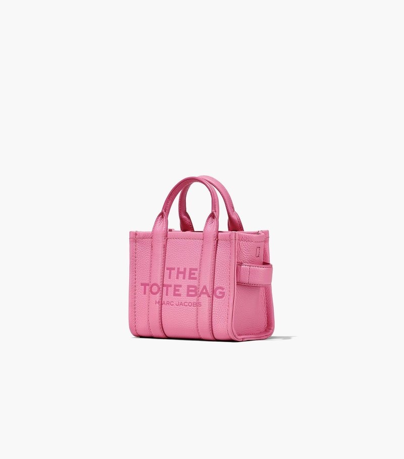 Bolsas Tote Marc Jacobs The Couro Micro Tote Bag Feminino Rosa | GK2-6177