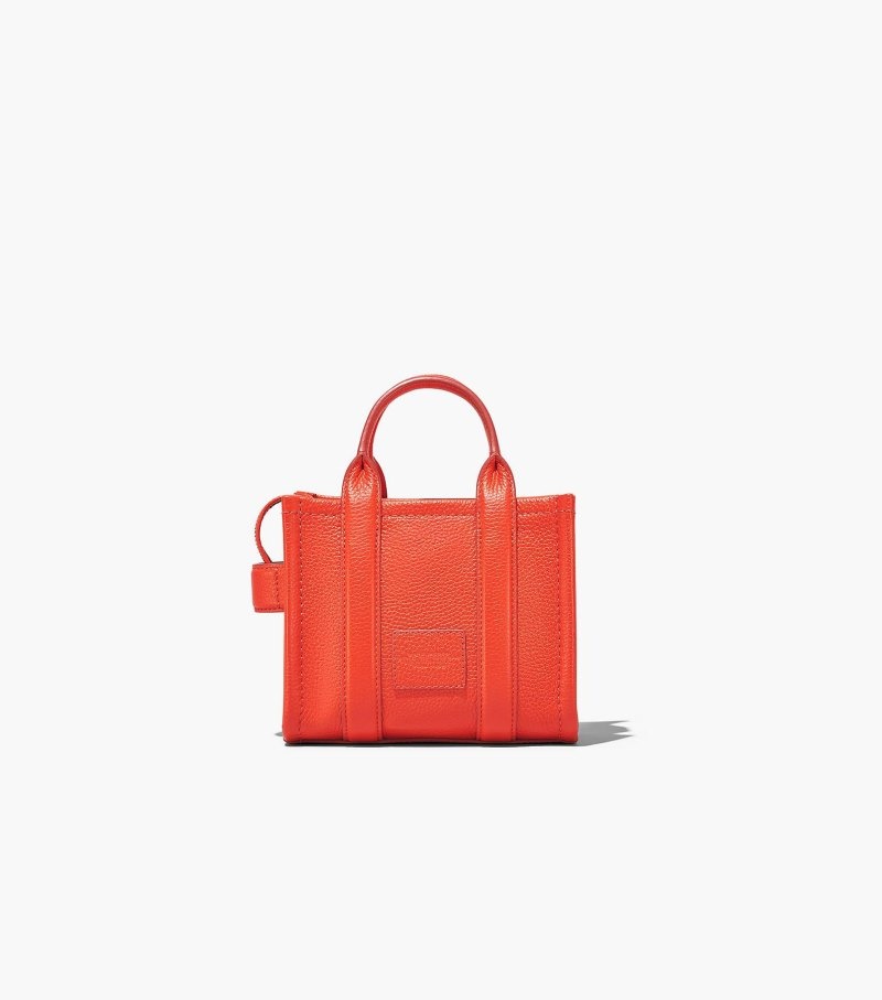 Bolsas Tote Marc Jacobs The Couro Micro Tote Bag Feminino Laranja | CN8-8053