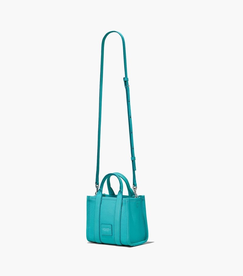 Bolsas Tote Marc Jacobs The Couro Micro Tote Bag Feminino Turquesa | HD0-1215