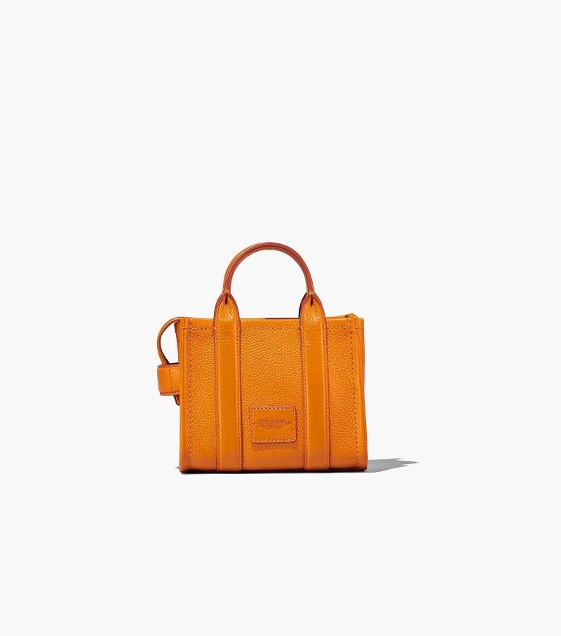 Bolsas Tote Marc Jacobs The Couro Micro Tote Bag Feminino Laranja | AN8-8420