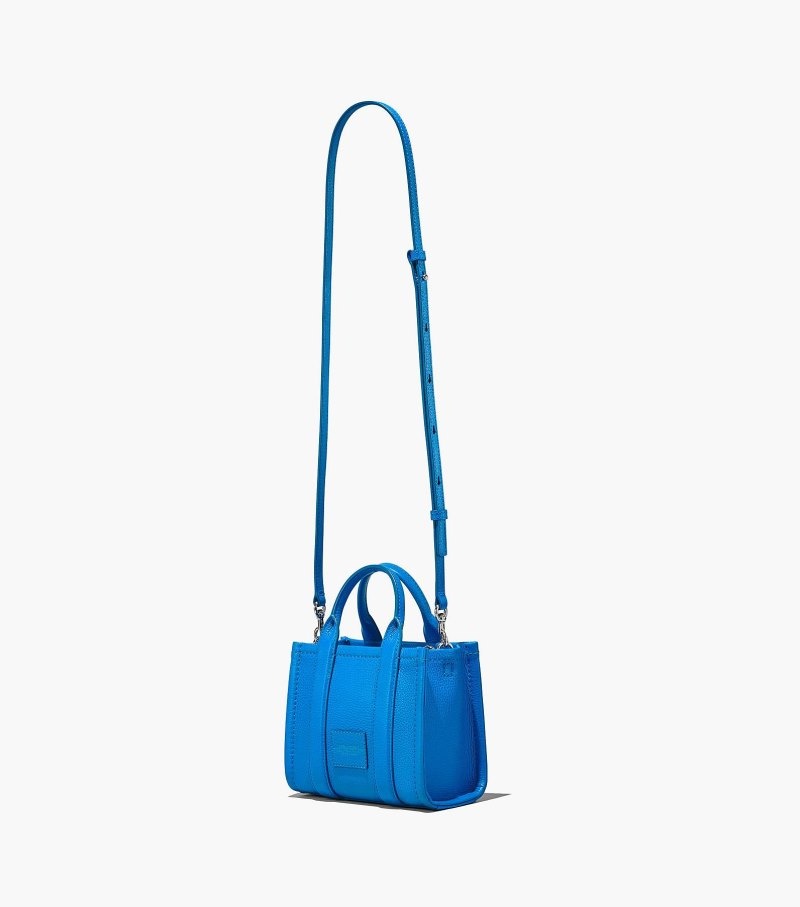 Bolsas Tote Marc Jacobs The Couro Micro Tote Bag Feminino Azuis | PS6-5938