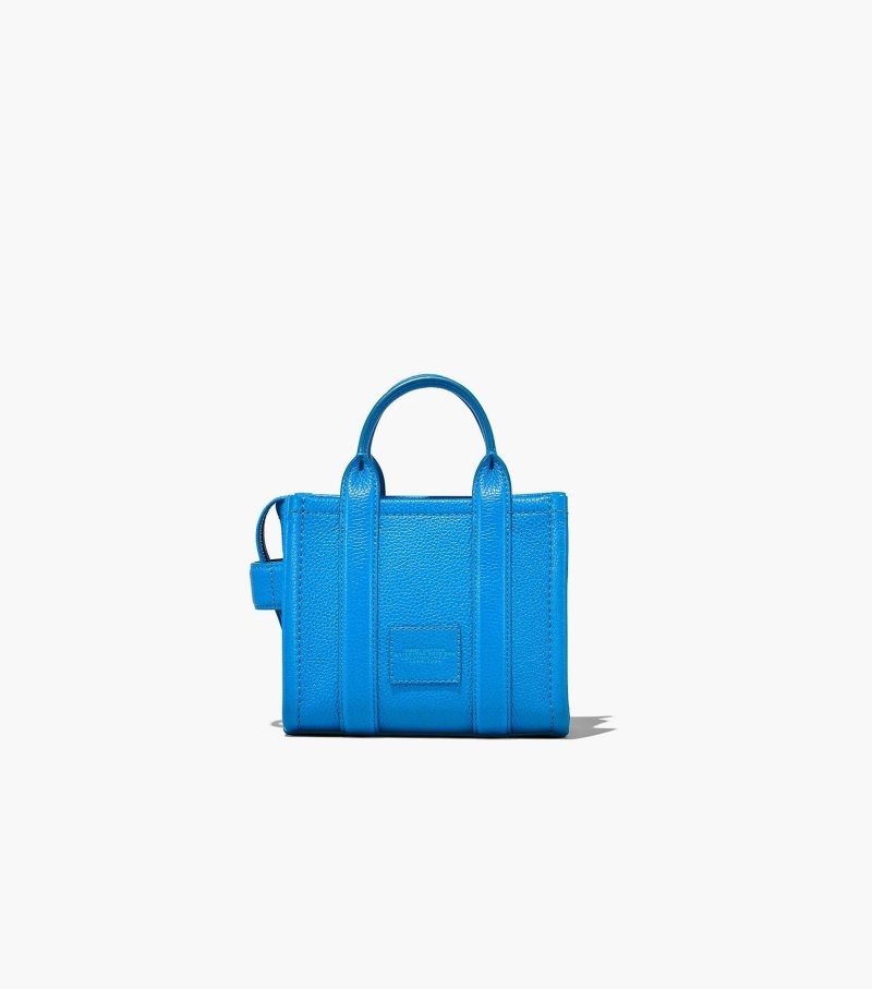 Bolsas Tote Marc Jacobs The Couro Micro Tote Bag Feminino Azuis | PS6-5938