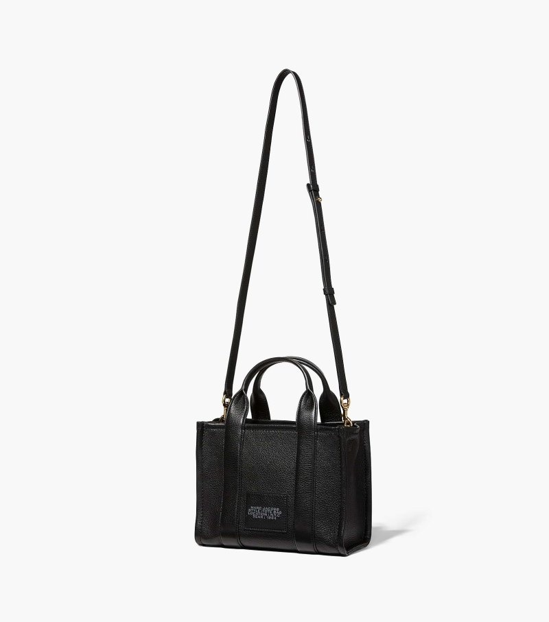 Bolsas Tote Marc Jacobs The Couro Mini Tote Bag Feminino Pretas | CK6-0435