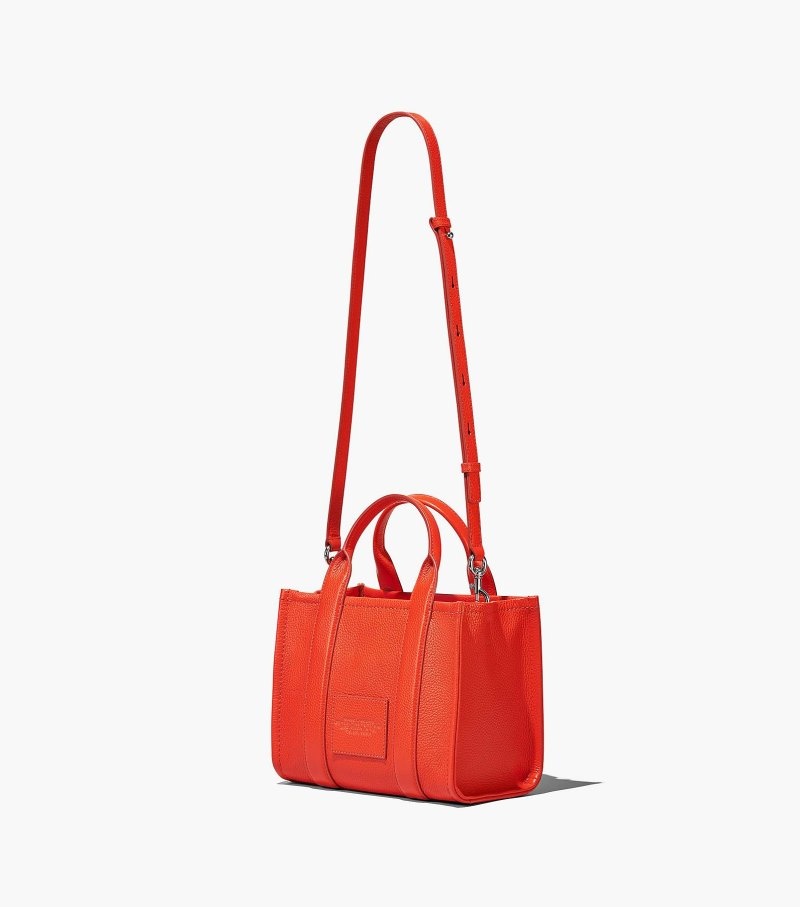 Bolsas Tote Marc Jacobs The Couro Mini Tote Bag Feminino Laranja | TZ3-3629