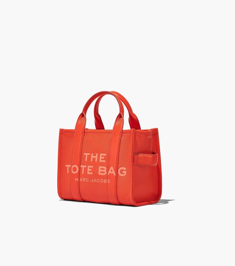 Bolsas Tote Marc Jacobs The Couro Mini Tote Bag Feminino Laranja | TZ3-3629