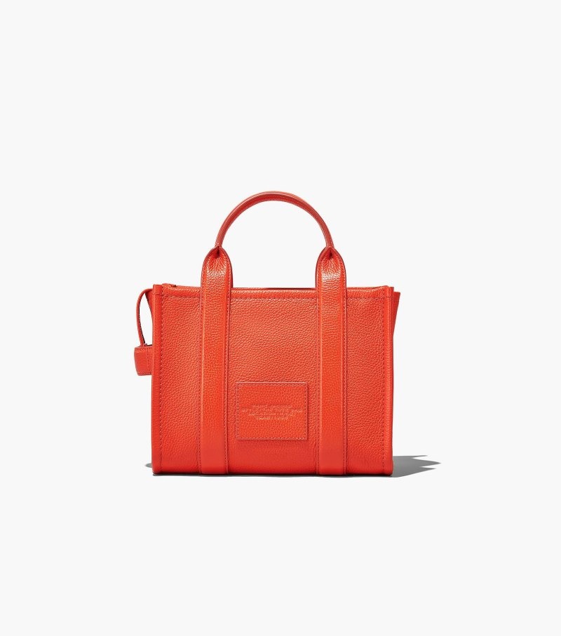 Bolsas Tote Marc Jacobs The Couro Mini Tote Bag Feminino Laranja | TZ3-3629