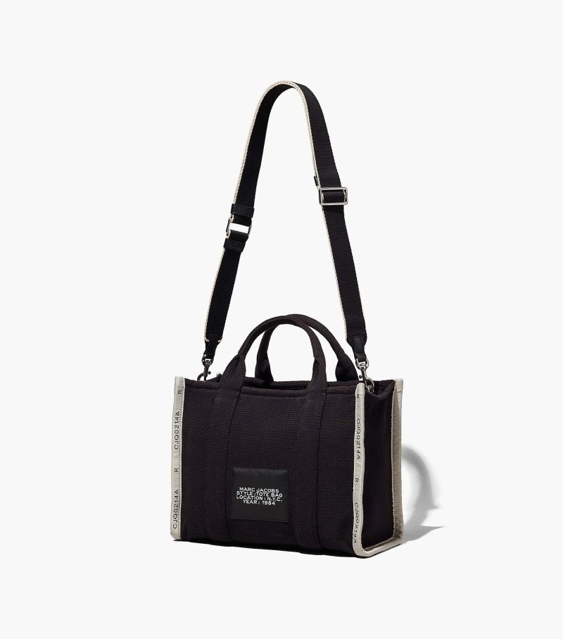 Bolsas Tote Marc Jacobs The Jacquard Medium Tote Bag Feminino Pretas | QL1-8682