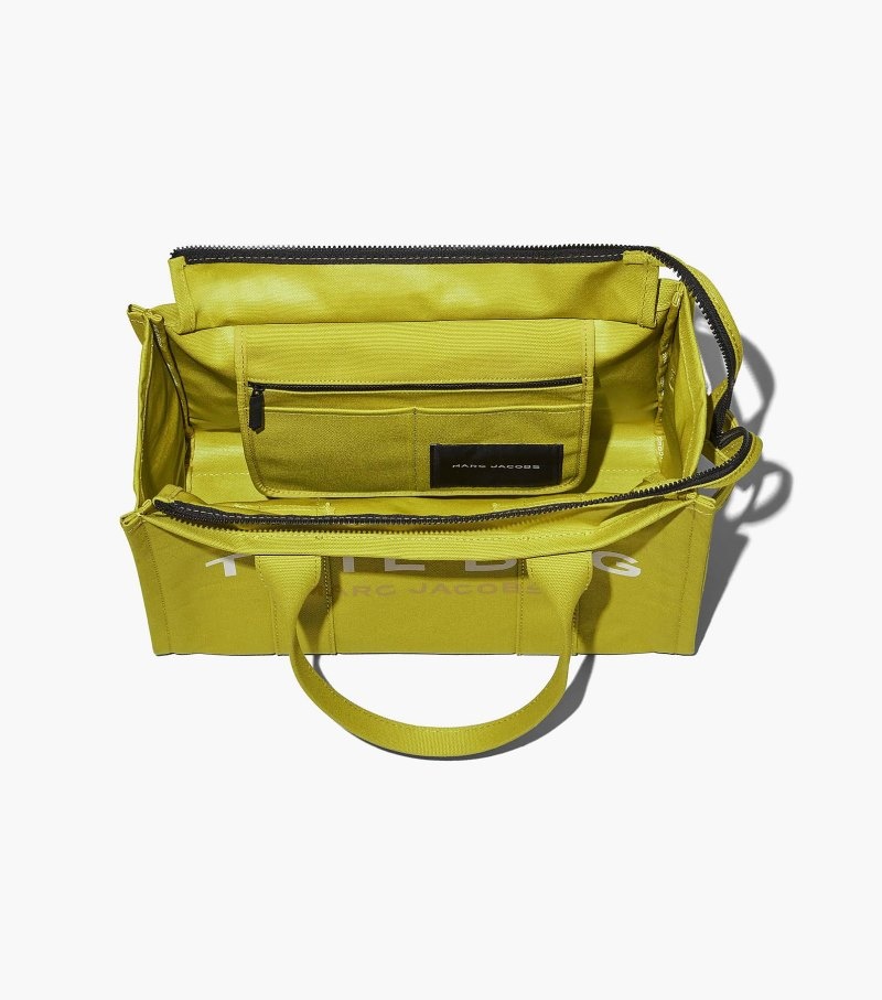 Bolsas Tote Marc Jacobs The Large Tote Bag Feminino Verdes Amarelas | DL8-8204