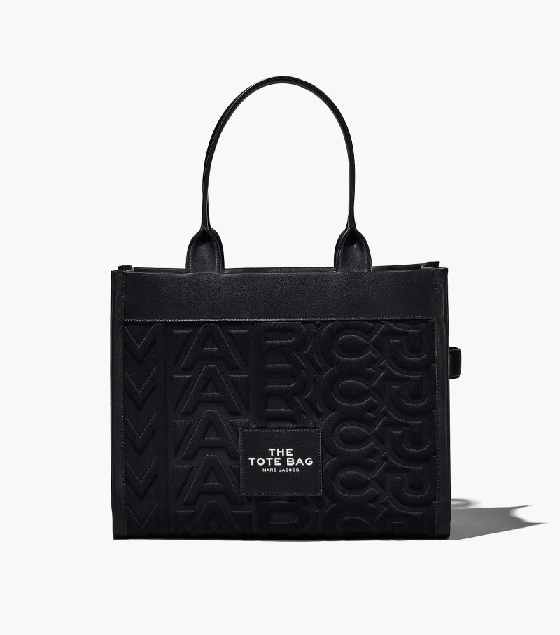 Bolsas Tote Marc Jacobs The Monogram Neoprene Large Tote Bag Feminino Pretas | TR8-5333