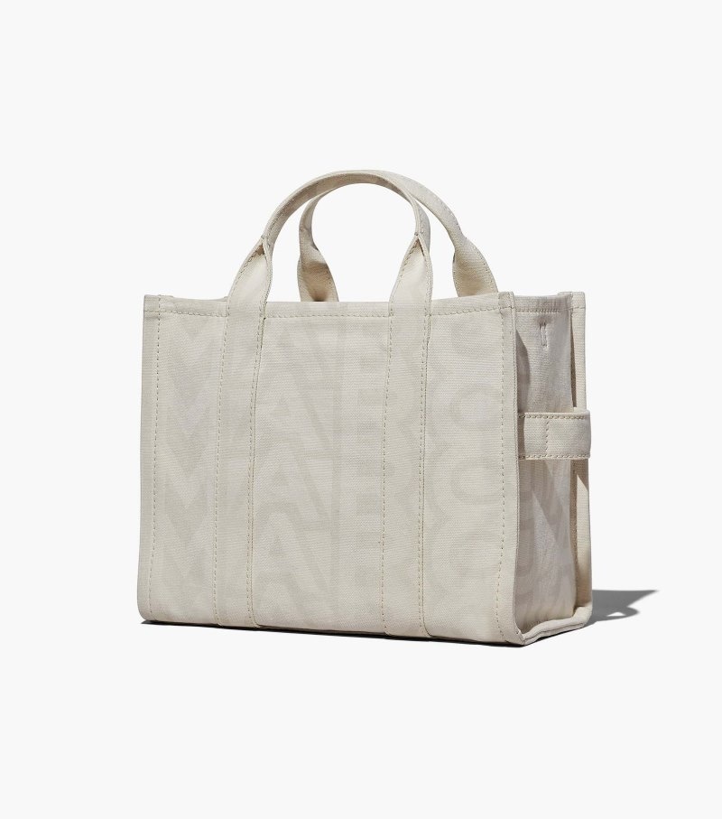 Bolsas Tote Marc Jacobs The Outline Monogram Medium Tote Bag Feminino Branco | VK0-5440