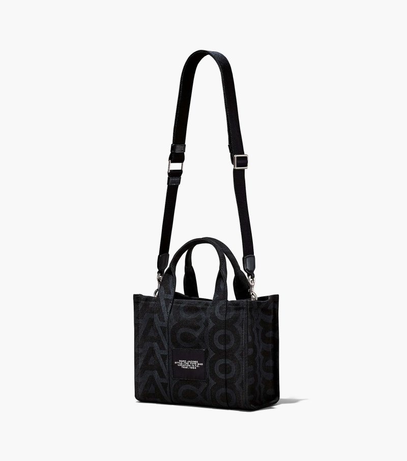 Bolsas Tote Marc Jacobs The Outline Monogram Mini Tote Bag Feminino Pretas Multicoloridas | QT3-0544