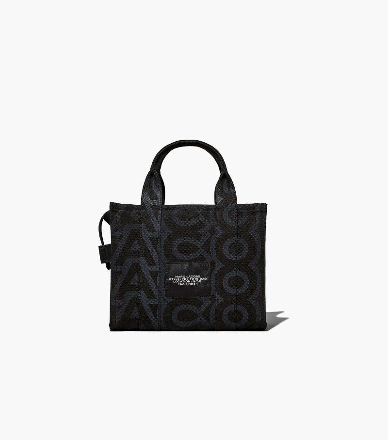 Bolsas Tote Marc Jacobs The Outline Monogram Mini Tote Bag Feminino Pretas Multicoloridas | QT3-0544