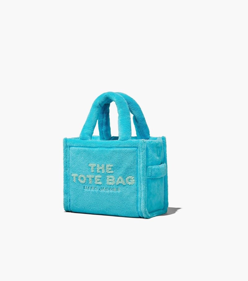 Bolsas Tote Marc Jacobs The Terry Mini Tote Bag Feminino Turquesa | WC4-1076