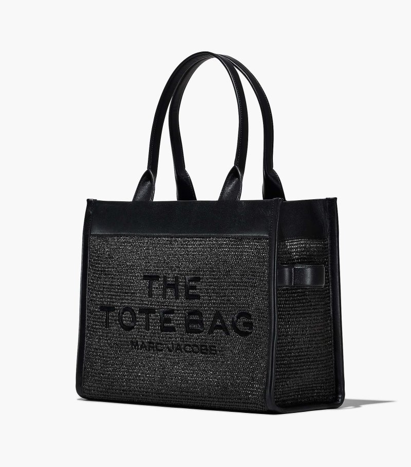 Bolsas Tote Marc Jacobs The Woven DTM Large Tote Bag Feminino Pretas | OB5-8432