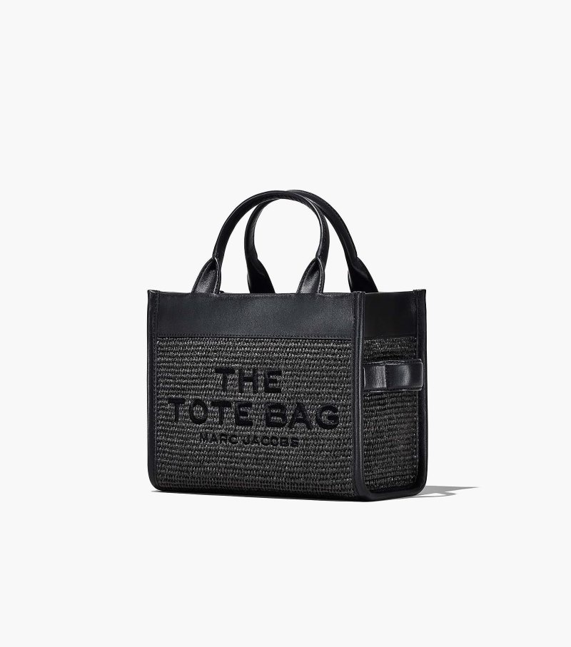 Bolsas Tote Marc Jacobs The Woven DTM Mini Tote Bag Feminino Pretas | HP2-4786