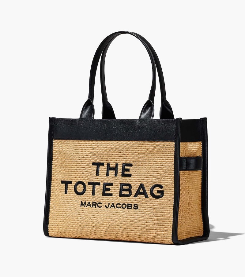 Bolsas Tote Marc Jacobs The Woven Large Tote Bag Feminino Bege | JG8-6806