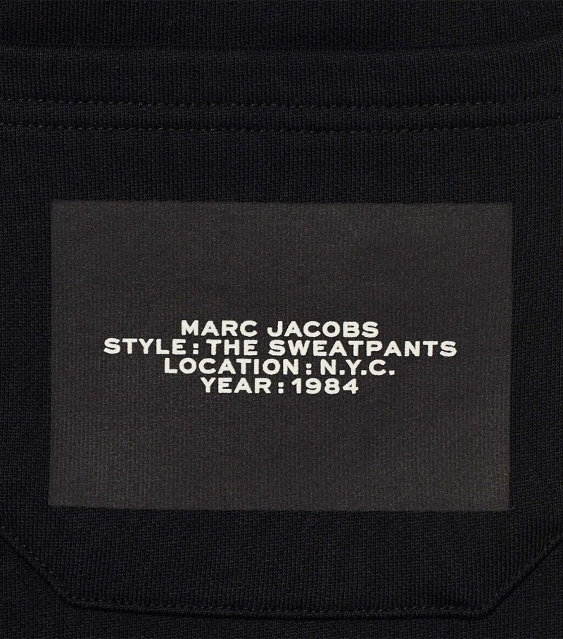 Calça De Moletom Marc Jacobs The Sweatpant Feminino Pretas | AM9-6943