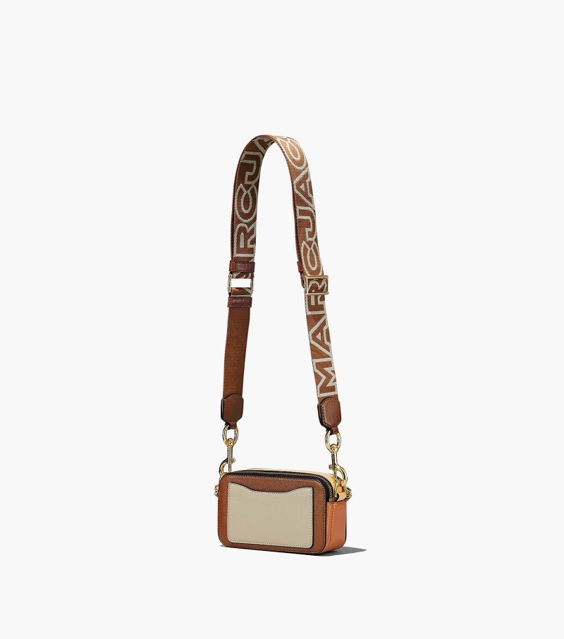 Camera Bolsas Marc Jacobs The Snapshot Feminino Chocolate Multicoloridas | KW0-8240