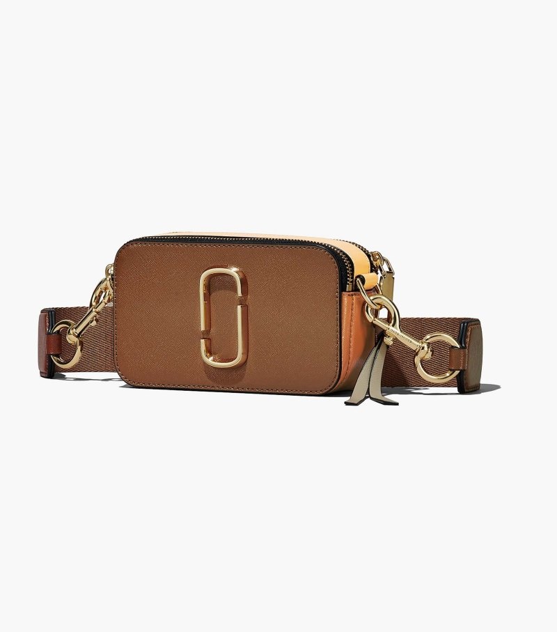 Camera Bolsas Marc Jacobs The Snapshot Feminino Chocolate Multicoloridas | KW0-8240