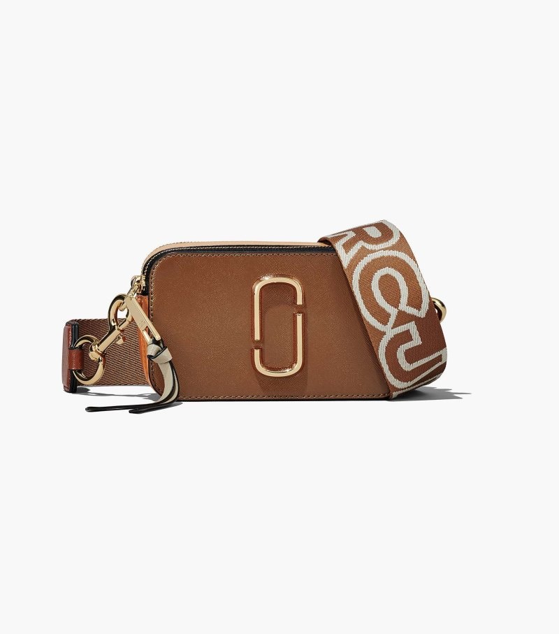 Camera Bolsas Marc Jacobs The Snapshot Feminino Chocolate Multicoloridas | KW0-8240