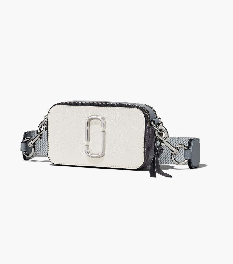 Camera Bolsas Marc Jacobs The Snapshot Feminino Branco Multicoloridas | LS6-4401