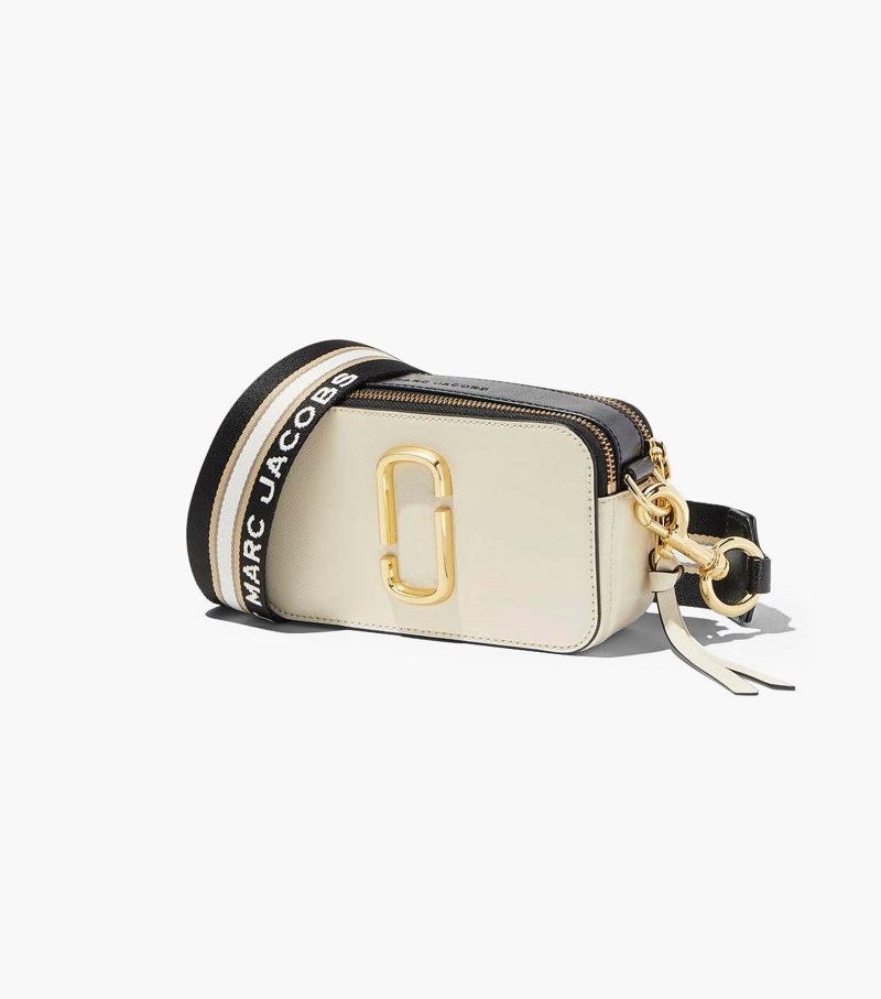 Camera Bolsas Marc Jacobs The Snapshot Feminino Branco Multicoloridas | ED0-3645