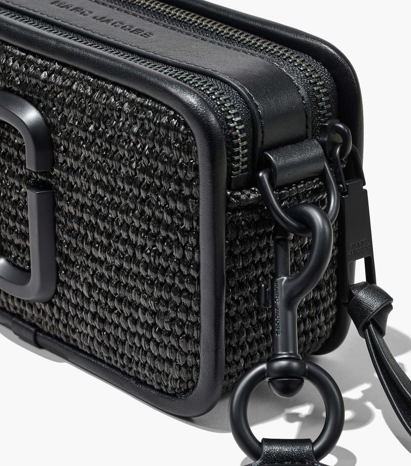 Camera Bolsas Marc Jacobs The Woven DTM Snapshot Feminino Pretas | KS1-1217