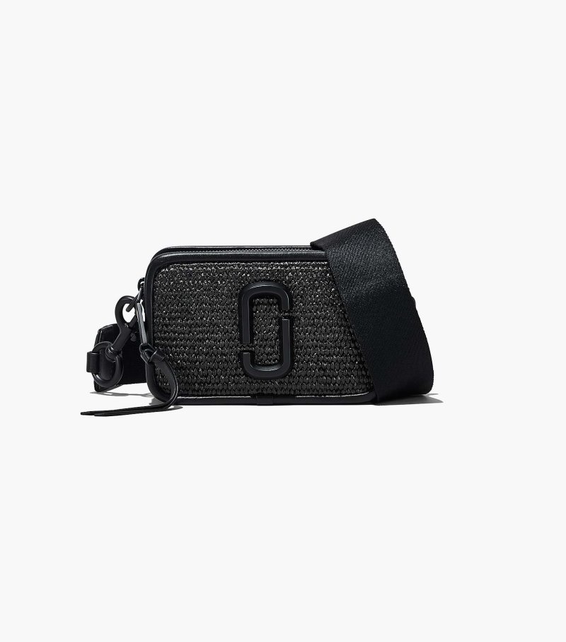 Camera Bolsas Marc Jacobs The Woven DTM Snapshot Feminino Pretas | KS1-1217