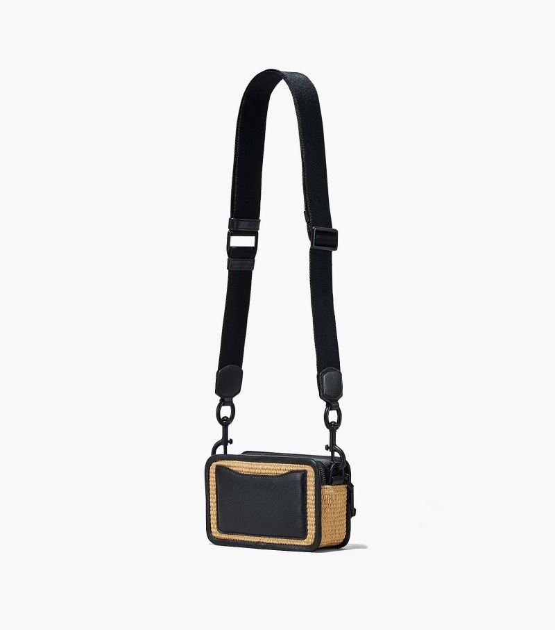 Camera Bolsas Marc Jacobs The Woven Snapshot Feminino Bege | HY3-5768