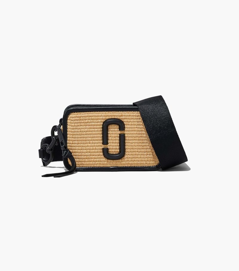 Camera Bolsas Marc Jacobs The Woven Snapshot Feminino Bege | HY3-5768