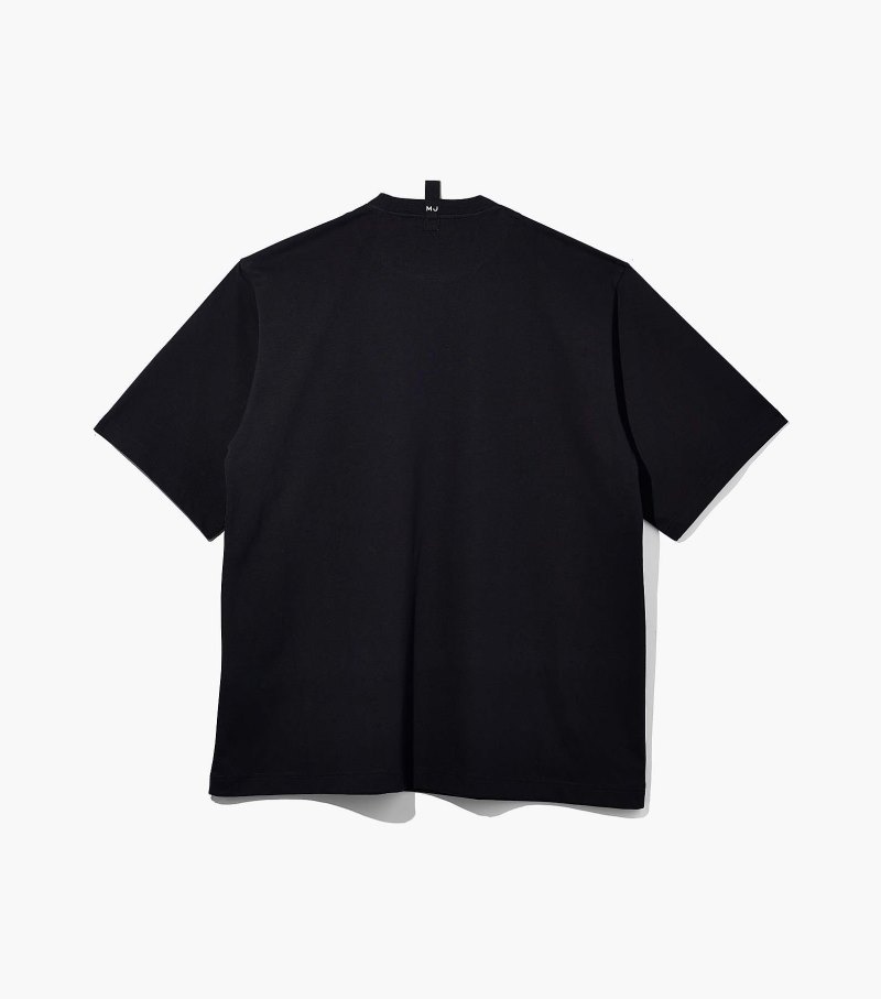 Camiseta Marc Jacobs The Big T-Shirt Feminino Pretas | RK5-9221