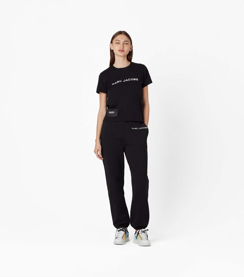 Camiseta Marc Jacobs The T-Shirt Feminino Pretas | JL9-4230