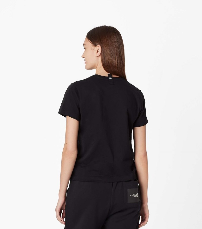 Camiseta Marc Jacobs The T-Shirt Feminino Pretas | JL9-4230