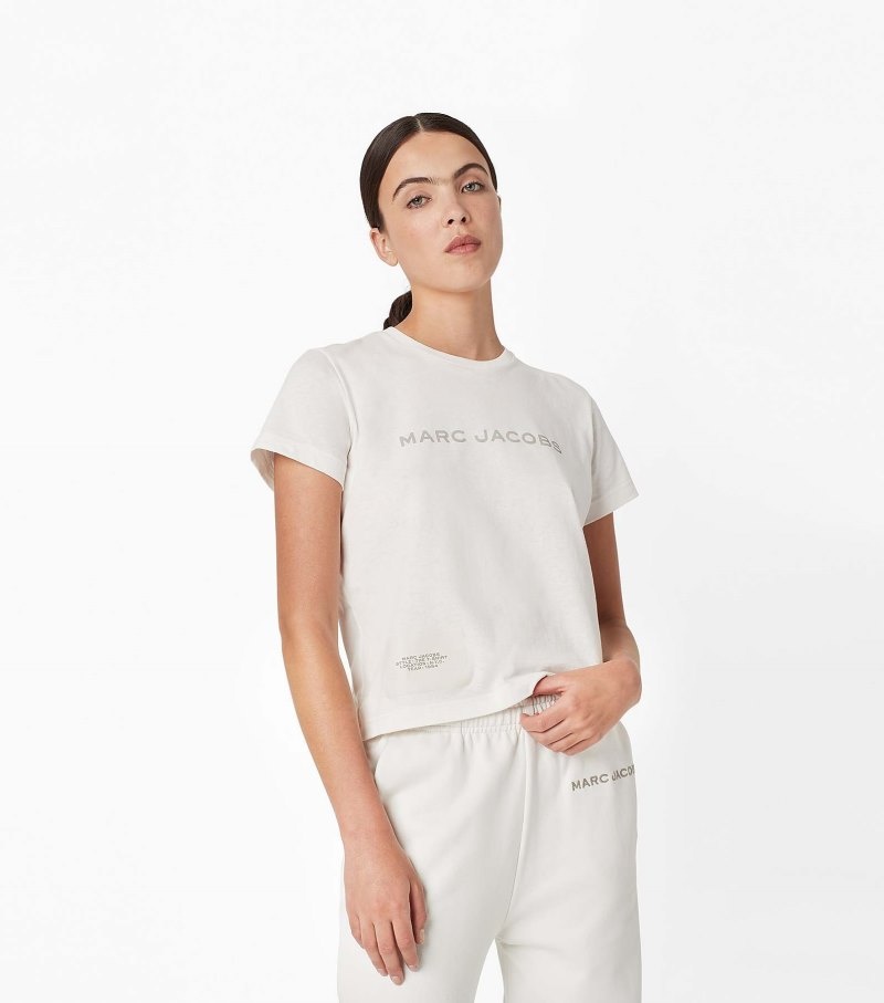 Camiseta Marc Jacobs The T-Shirt Feminino Branco | VK2-7061