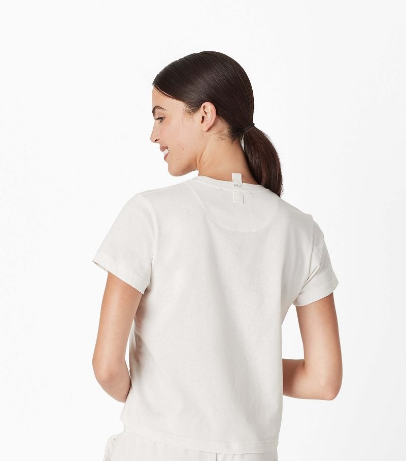 Camiseta Marc Jacobs The T-Shirt Feminino Branco | VK2-7061