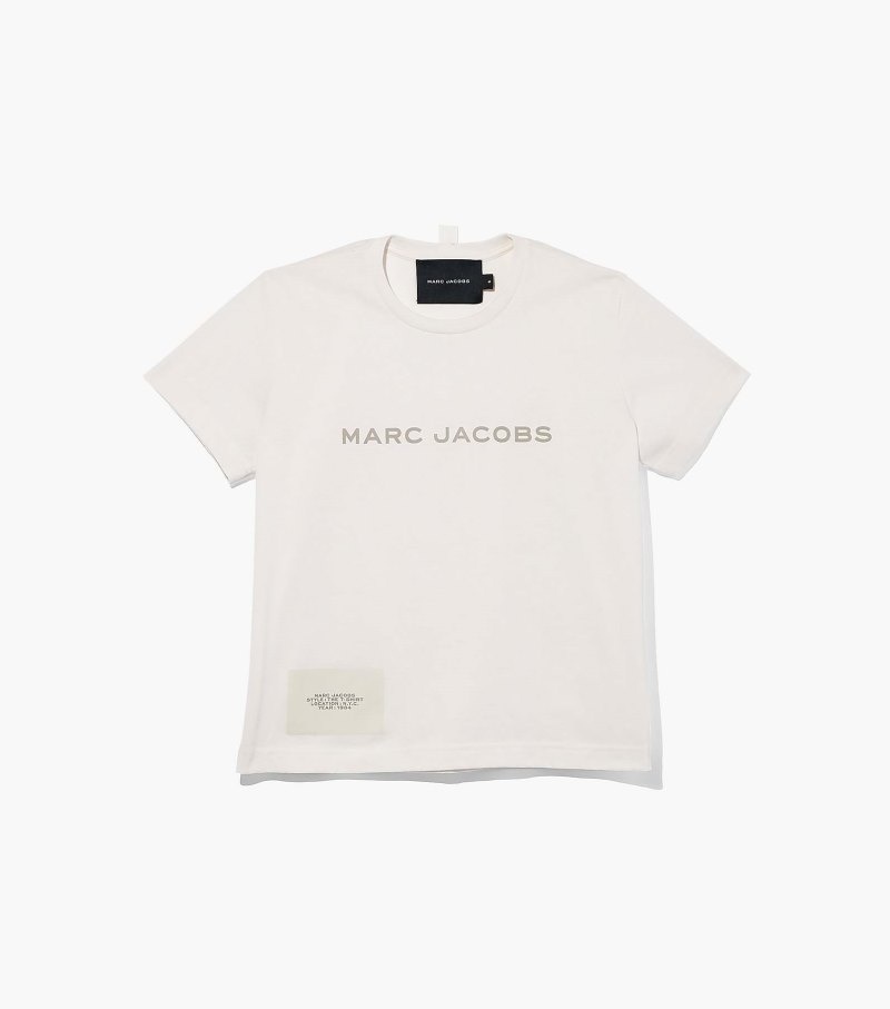 Camiseta Marc Jacobs The T-Shirt Feminino Branco | VK2-7061