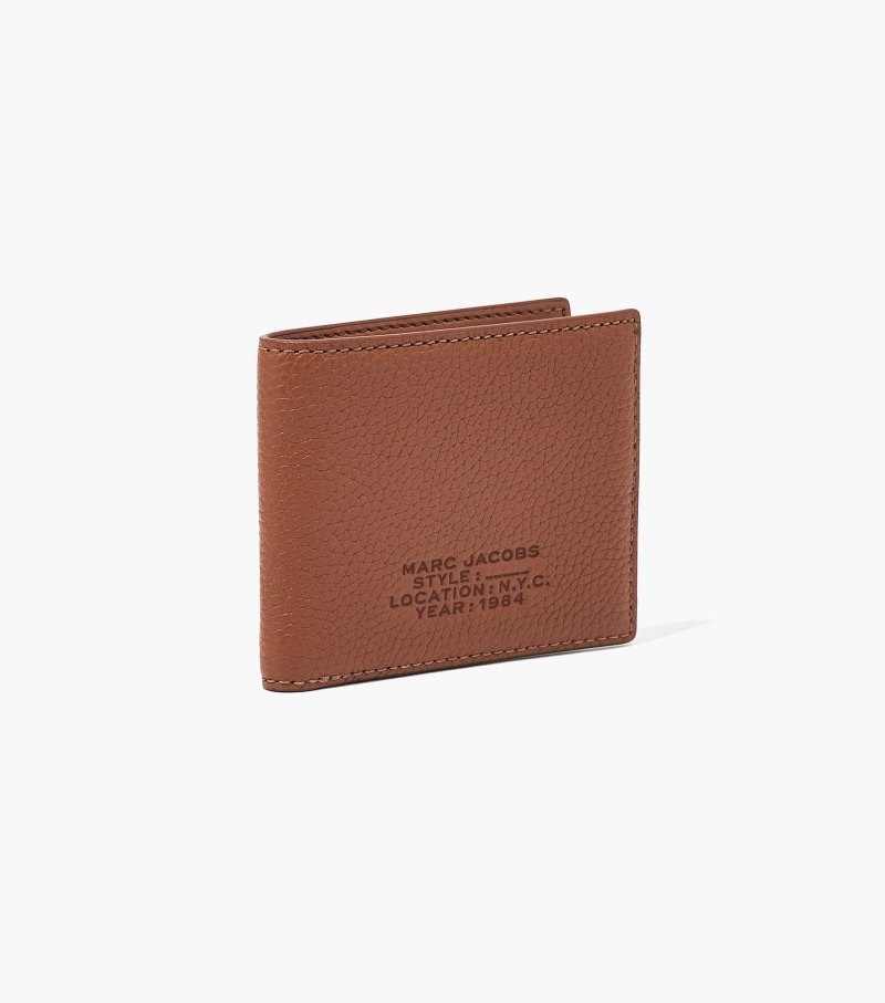 Carteiras Marc Jacobs The Couro Billfold Wallet Feminino Chocolate | LA9-8743