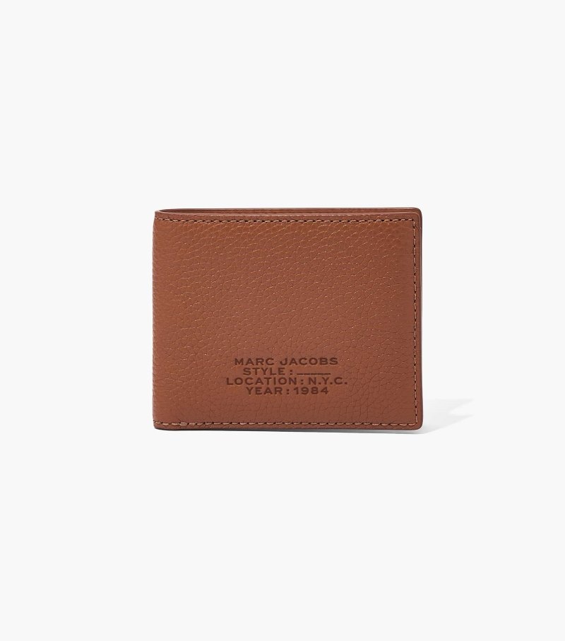 Carteiras Marc Jacobs The Couro Billfold Wallet Feminino Chocolate | LA9-8743