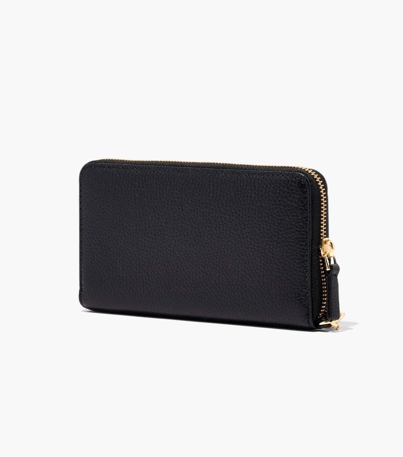 Carteiras Marc Jacobs The Couro Continental Wallet Feminino Pretas | BS8-1714