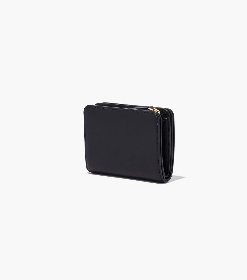 Carteiras Marc Jacobs The J Marc Mini Compact Wallet Feminino Pretas | QG5-3565