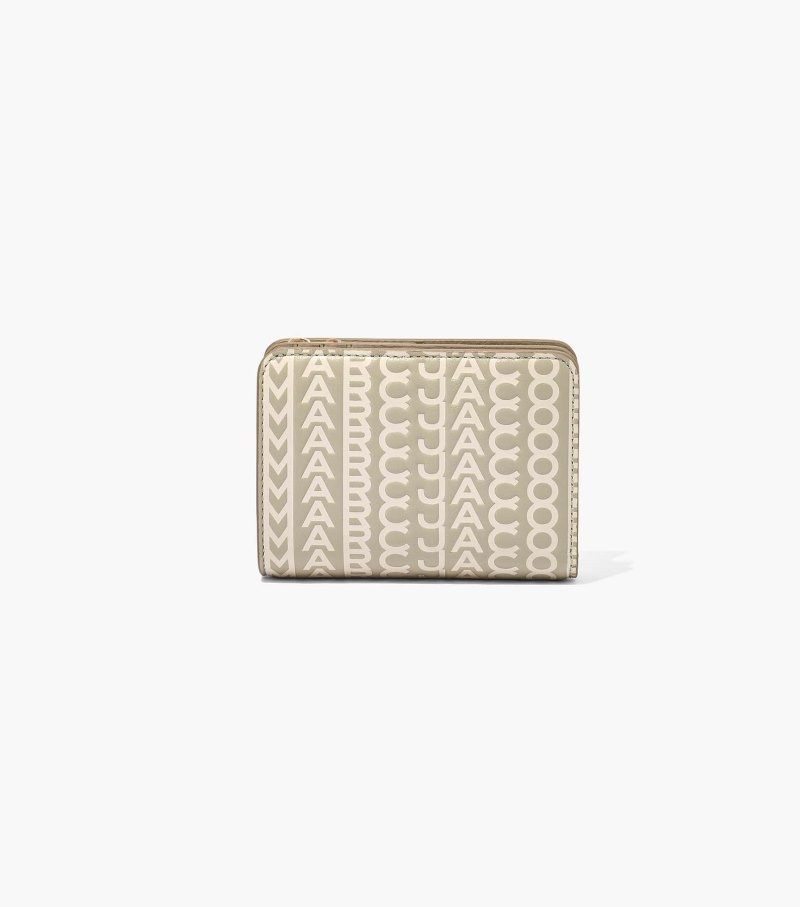 Carteiras Marc Jacobs The Mini Compact Wallet Feminino Caqui | GN2-2688