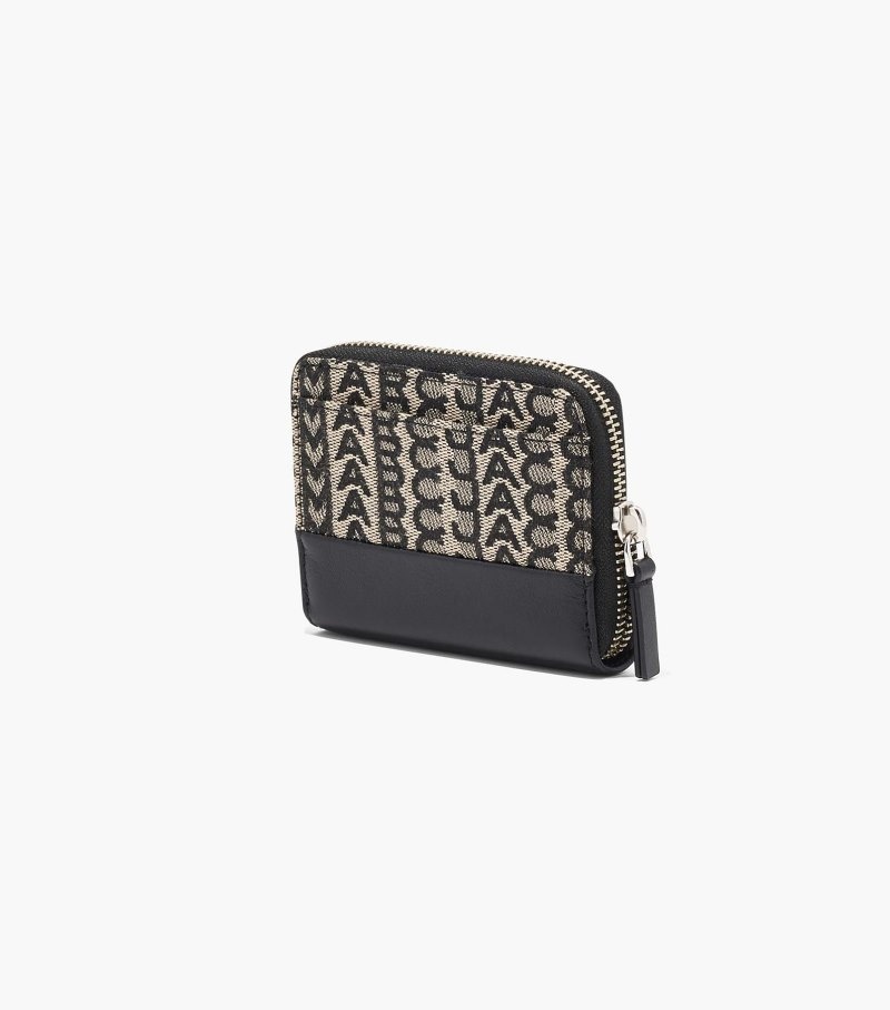 Carteiras Marc Jacobs The Monogram Zip Around Wallet Feminino Bege Multicoloridas | NX3-4113