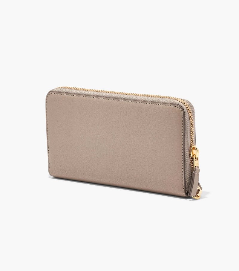 Carteiras Marc Jacobs The Slim 84 Continental Wristlet Wallet Feminino Cinzentas | OK4-9094