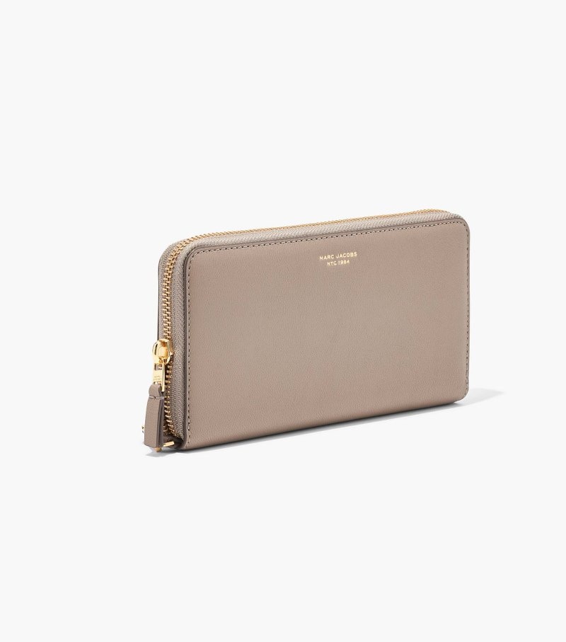 Carteiras Marc Jacobs The Slim 84 Continental Wristlet Wallet Feminino Cinzentas | OK4-9094