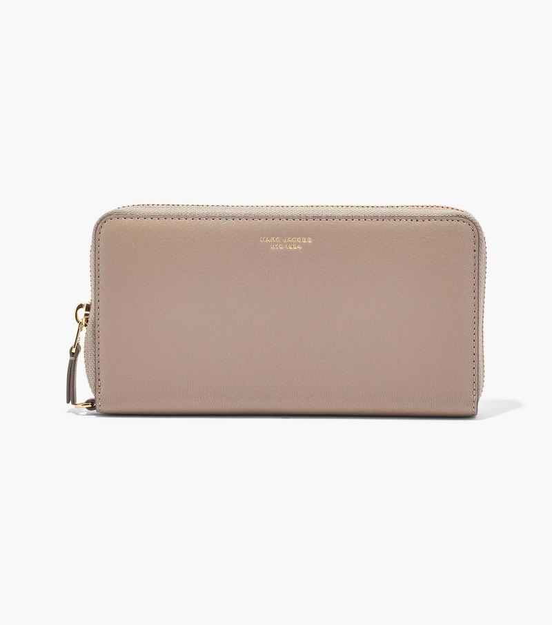 Carteiras Marc Jacobs The Slim 84 Continental Wristlet Wallet Feminino Cinzentas | OK4-9094