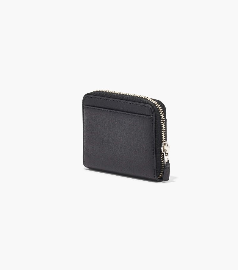 Carteiras Marc Jacobs The Slim 84 Zip Around Wallet Feminino Pretas | HY1-8692