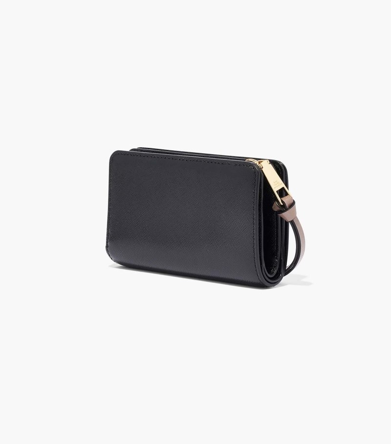 Carteiras Marc Jacobs The Snapshot Compact Wallet Feminino Branco Multicoloridas | VF8-8997