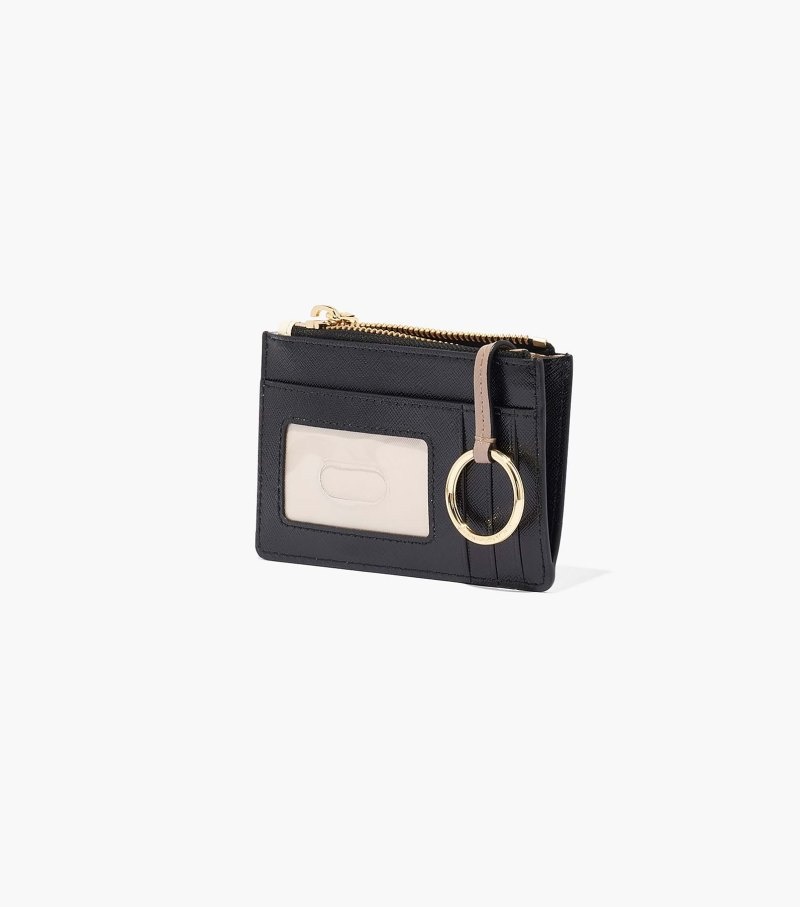 Carteiras Marc Jacobs The Snapshot Top Zip Multi Wallet Feminino Branco Multicoloridas | KT4-6156