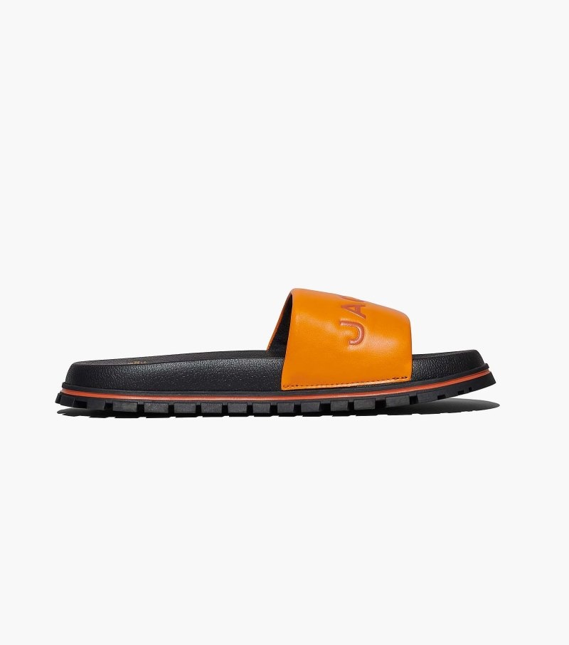 Chinelos Marc Jacobs The Chinelos Feminino Laranja | FD5-6484